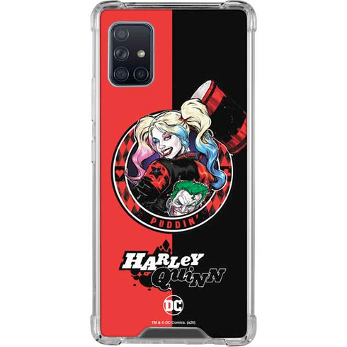 DC Comics Harley Quinn Puddin Galaxy A51 5G Clear Case