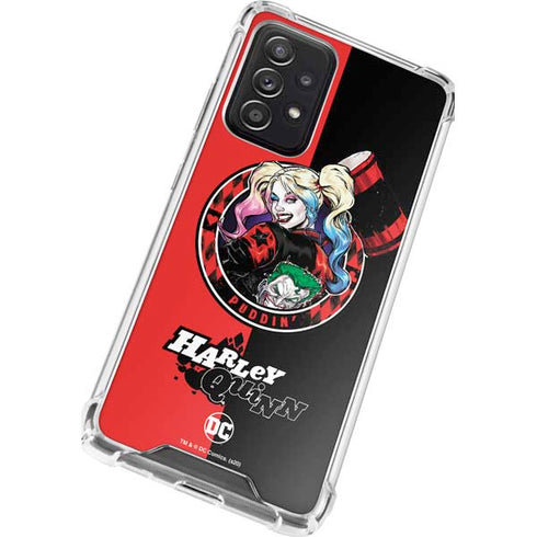 DC Comics Harley Quinn Puddin Galaxy A52 5G Clear Case