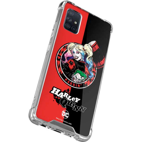 DC Comics Harley Quinn Puddin Galaxy A71 5G Clear Case