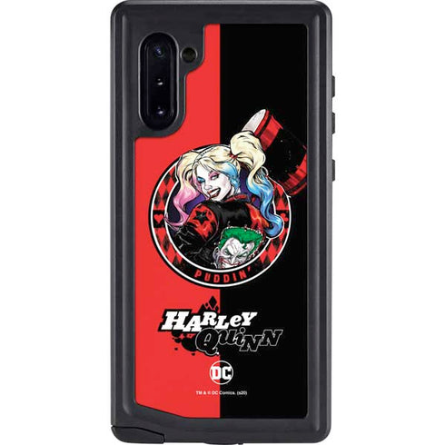 DC Comics Harley Quinn Puddin Galaxy Note 10 Waterproof Case