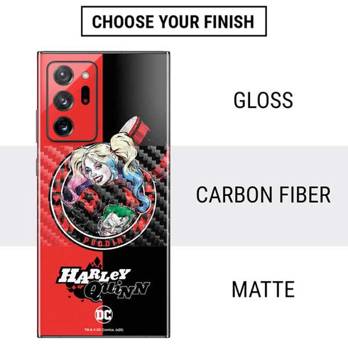 DC Comics Harley Quinn Puddin Galaxy Note20 Ultra 5G Skin