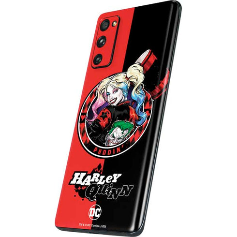 DC Comics Harley Quinn Puddin Galaxy S20 Fan Edition Skin