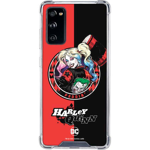 DC Comics Harley Quinn Puddin Galaxy S20 FE Clear Case