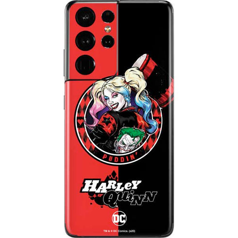 DC Comics Harley Quinn Puddin Galaxy S21 Ultra 5G Skin