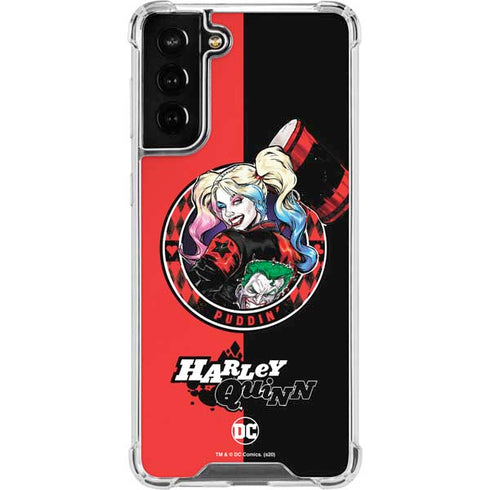 DC Comics Harley Quinn Puddin Galaxy S22 Plus Clear Case
