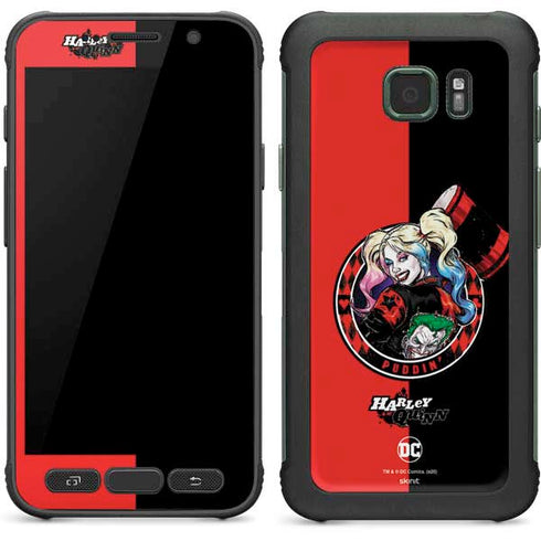 DC Comics Harley Quinn Puddin Galaxy S7 Active Skin