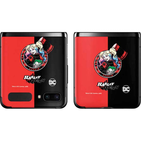 DC Comics Harley Quinn Puddin Galaxy Z Flip Skin