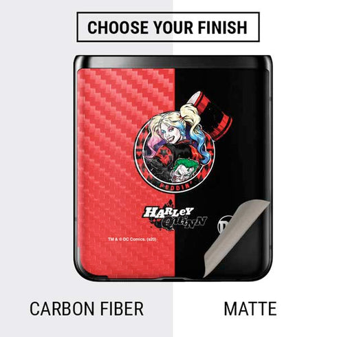 DC Comics Harley Quinn Puddin Galaxy Z Flip Skin