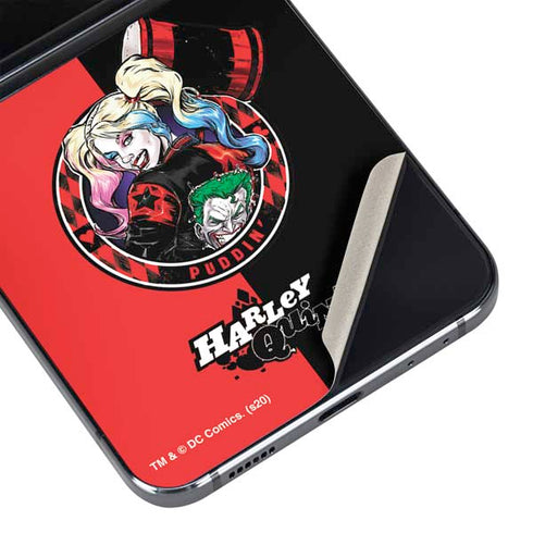 DC Comics Harley Quinn Puddin Galaxy Z Flip5 5G Skin