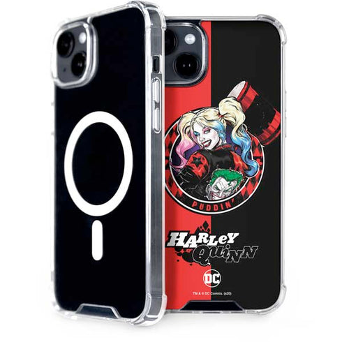 DC Comics Harley Quinn Puddin iPhone 15 Plus MagSafe Case