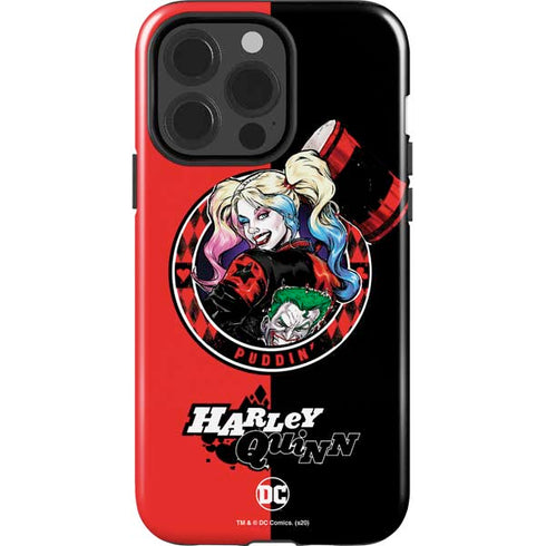 DC Comics Harley Quinn Puddin iPhone 15 Pro Impact Case