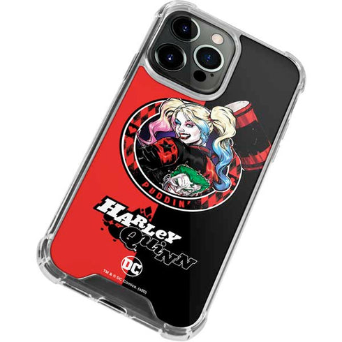DC Comics Harley Quinn Puddin iPhone 15 Pro Max Clear Case