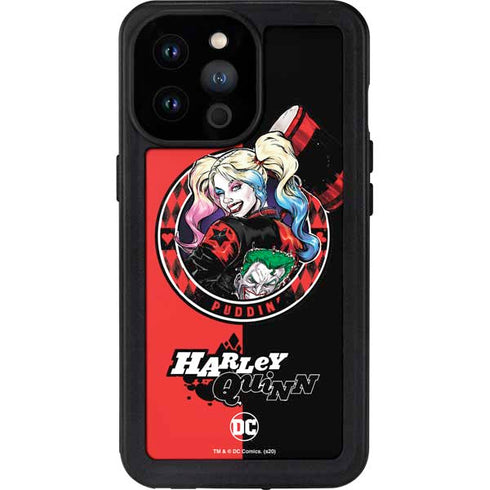 DC Comics Harley Quinn Puddin iPhone 14 Pro Max Waterproof Case