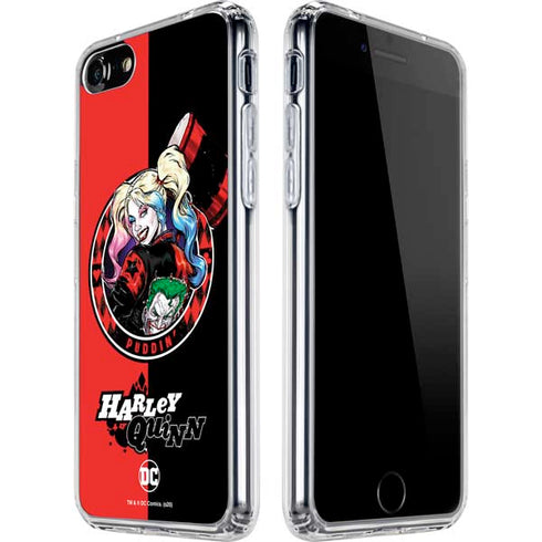 DC Comics Harley Quinn Puddin iPhone SE (2nd & 3rd Gen) Clear Case