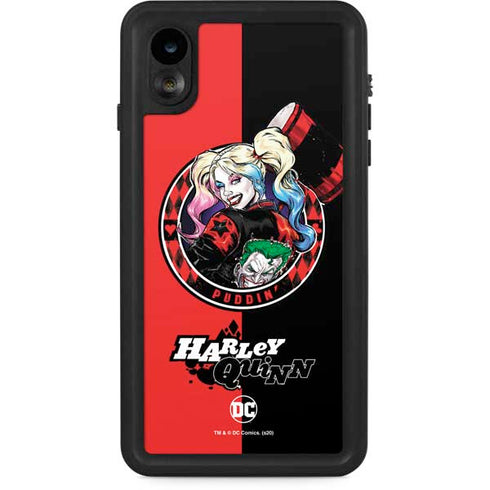 DC Comics Harley Quinn Puddin iPhone XR Waterproof Case