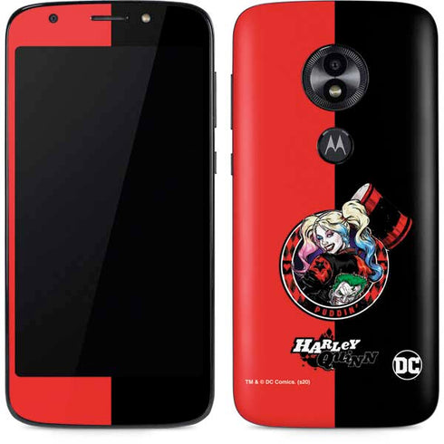 DC Comics Harley Quinn Puddin Moto E5 Play Skin