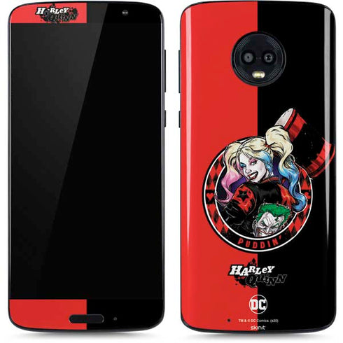 DC Comics Harley Quinn Puddin Moto G6 Skin