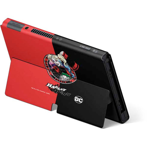 DC Comics Harley Quinn Puddin Nintendo Switch OLED (2021) Skin