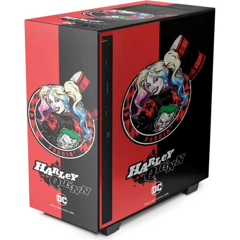 DC Comics Harley Quinn Puddin NZXT H510 Compact ATX Mid-Tower Case Skin