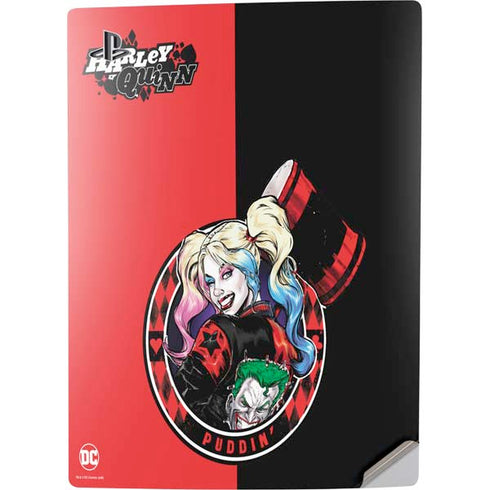 DC Comics Harley Quinn Puddin PS5 Digital Edition Console Skin