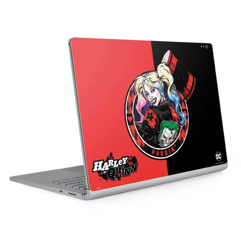 DC Comics Harley Quinn Puddin Surface Book 2 13.5in Skin