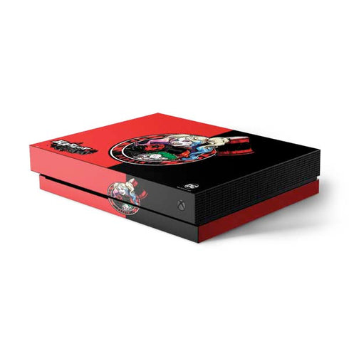 DC Comics Harley Quinn Puddin Xbox One X Console Skin