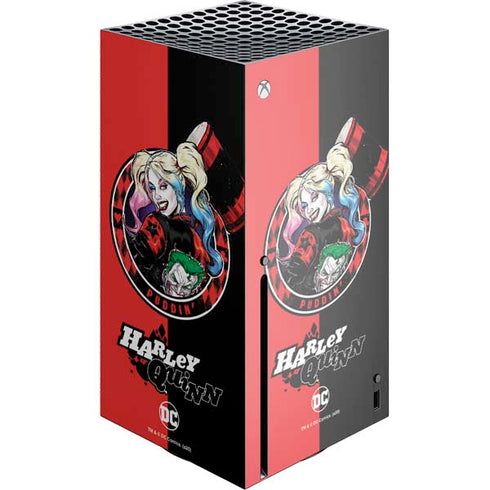 DC Comics Harley Quinn Puddin Xbox Series X Console Skin