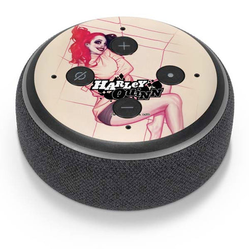 DC Comics Harley Quinn The Hottest of the City Cover New 52 Vol 1 Amazon Echo Dot Skin