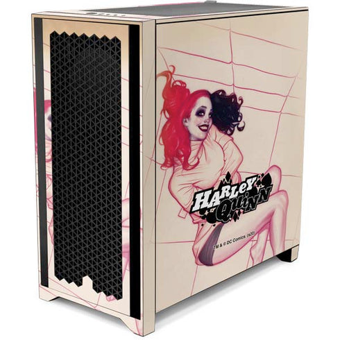 DC Comics Harley Quinn The Hottest of the City Cover New 52 Vol 1 Corsair 4000D Tempered Glass Mid-Tower ATX Case Skin