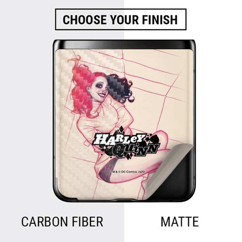 DC Comics Harley Quinn The Hottest of the City Cover New 52 Vol 1 Galaxy Z Flip Skin