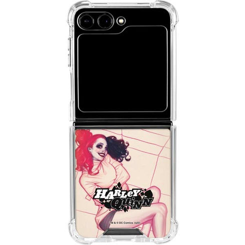 DC Comics Harley Quinn The Hottest of the City Cover New 52 Vol 1 Galaxy Z Flip5 5G Clear Case