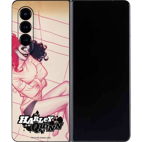 DC Comics Harley Quinn The Hottest of the City Cover New 52 Vol 1 Galaxy Z Fold4 5G Skin