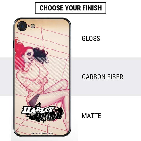 DC Comics Harley Quinn The Hottest of the City Cover New 52 Vol 1 iPhone SE (2nd & 3rd Gen) Skin