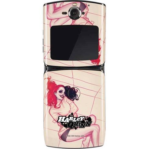 DC Comics Harley Quinn The Hottest of the City Cover New 52 Vol 1 Motorola RAZR Skin