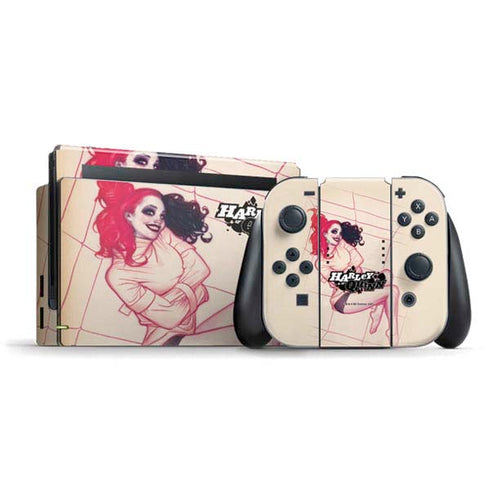DC Comics Harley Quinn The Hottest of the City Cover New 52 Vol 1 Nintendo Switch Bundle Skin