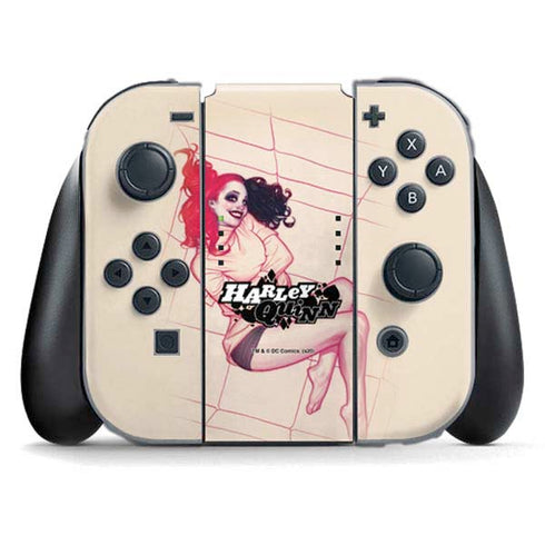 DC Comics Harley Quinn The Hottest of the City Cover New 52 Vol 1 Nintendo Switch (2017-2021) Joy-Con Controller Skin