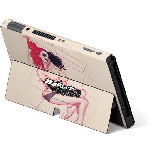 DC Comics Harley Quinn The Hottest of the City Cover New 52 Vol 1 Nintendo Switch OLED (2021) Skin