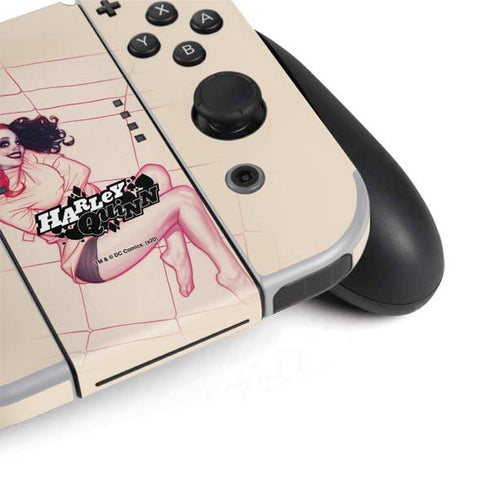 DC Comics Harley Quinn The Hottest of the City Cover New 52 Vol 1 Nintendo Switch OLED (2021) Skin
