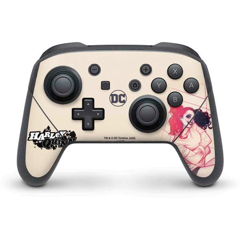 DC Comics Harley Quinn The Hottest of the City Cover New 52 Vol 1 Nintendo Switch Pro Controller Skin