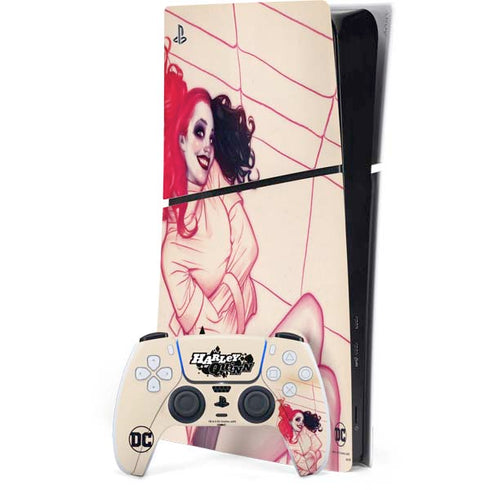 DC Comics Harley Quinn The Hottest of the City Cover New 52 Vol 1 PS5 Slim Digital Edition Bundle Skin