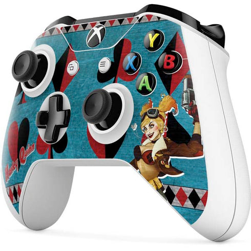 DC Comics Bombshells Harley Quinn Xbox One S All-Digital Edition Bundle Skin