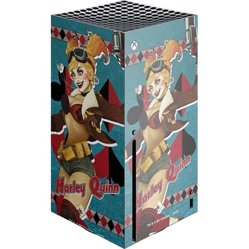 DC Comics Bombshells Harley Quinn Xbox Series X Console Skin