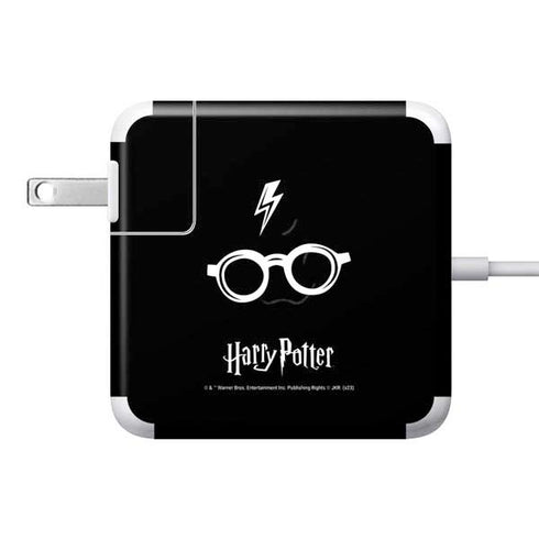 Wizarding World Harry Potter Scar and Glasses 85W Power Adapter (15 and 17 inch MacBook Pro Charger) Skin