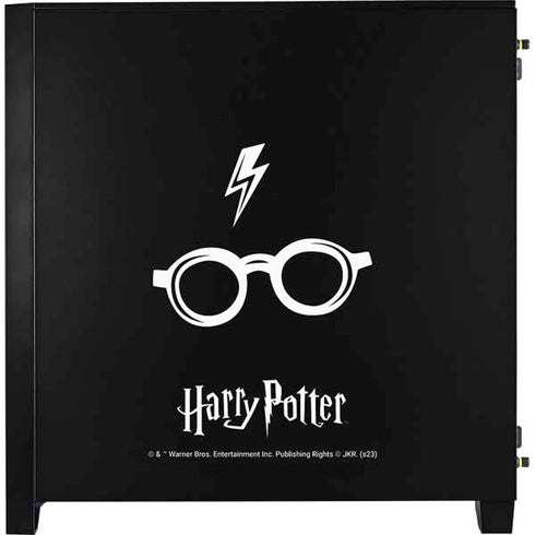 Wizarding World Harry Potter Scar and Glasses Corsair 4000D Tempered Glass Mid-Tower ATX Case Skin