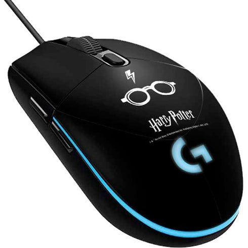 Wizarding World Harry Potter Scar and Glasses G203 Prodigy RGB Wired Gaming Mouse Skin