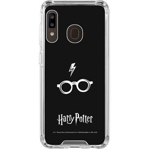 Wizarding World Harry Potter Scar and Glasses Galaxy A30 Clear Case