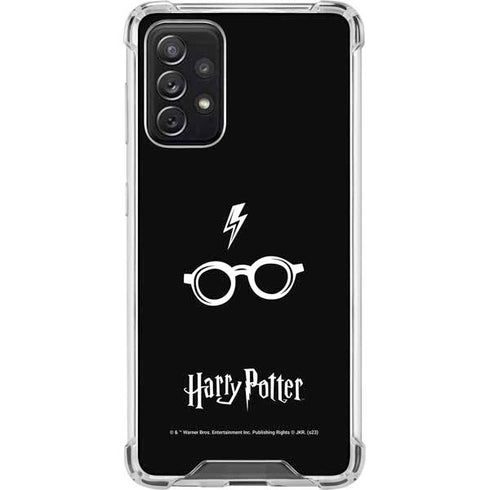 Wizarding World Harry Potter Scar and Glasses Galaxy A72 5G Clear Case
