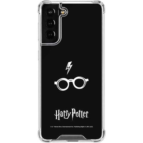 Wizarding World Harry Potter Scar and Glasses Galaxy S21 FE Clear Case