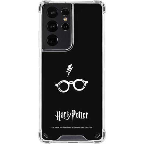 Wizarding World Harry Potter Scar and Glasses Galaxy S21 Ultra 5G Clear Case