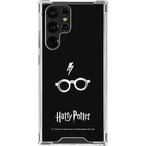 Wizarding World Harry Potter Scar and Glasses Galaxy S22 Ultra Clear Case